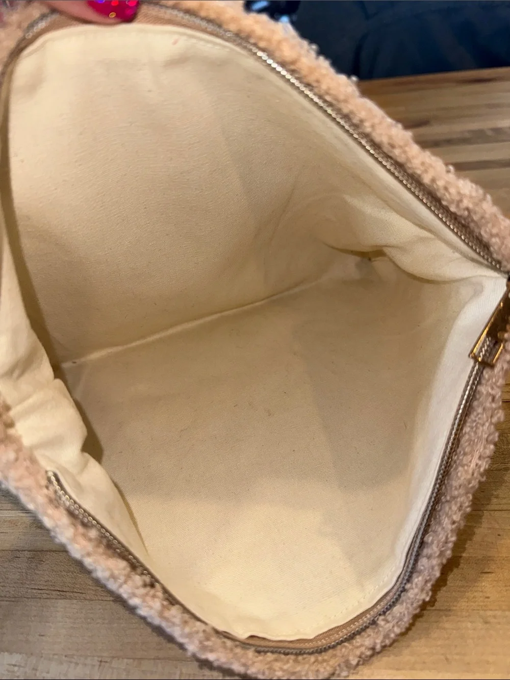 Fleece Cosmetic Bag